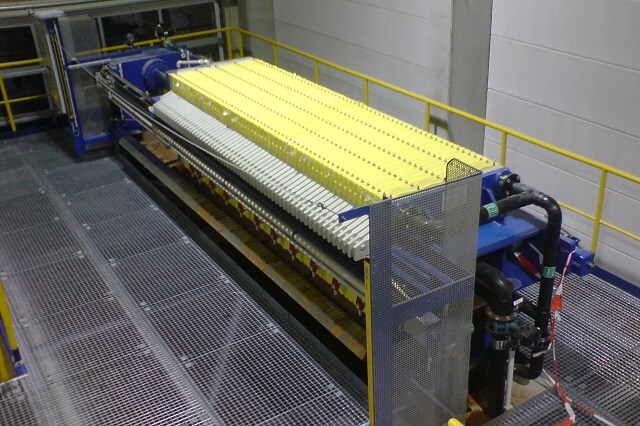 Filterpressen zur industriellen Abwasseraufbereitung von SPALECK