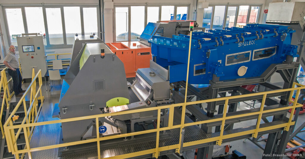 spaleck screening machine for fraunhofer