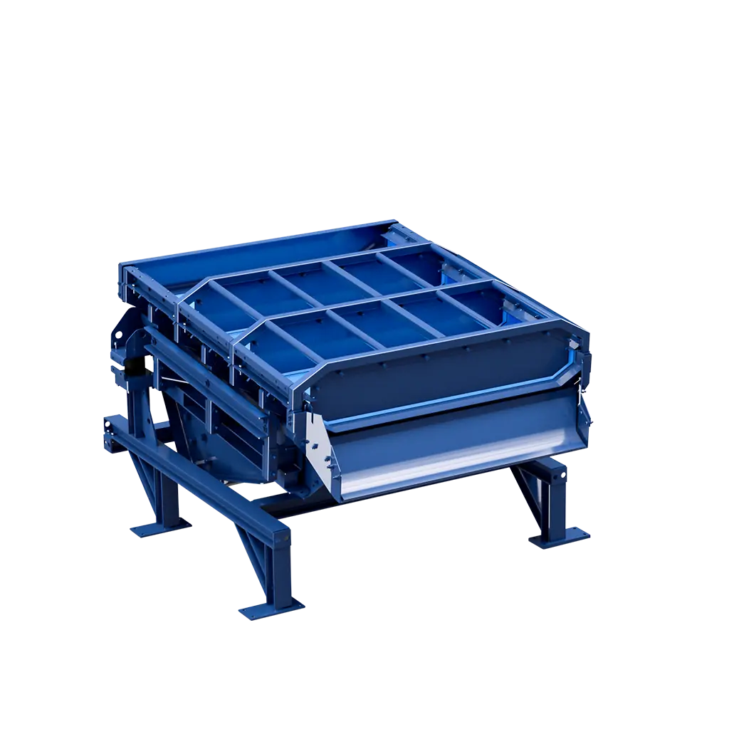 Canal transportador oscilante ActiveCLEAN con autolimpieza, por ejemplo, para su uso sin necesidad de limpieza con escoria adherida.