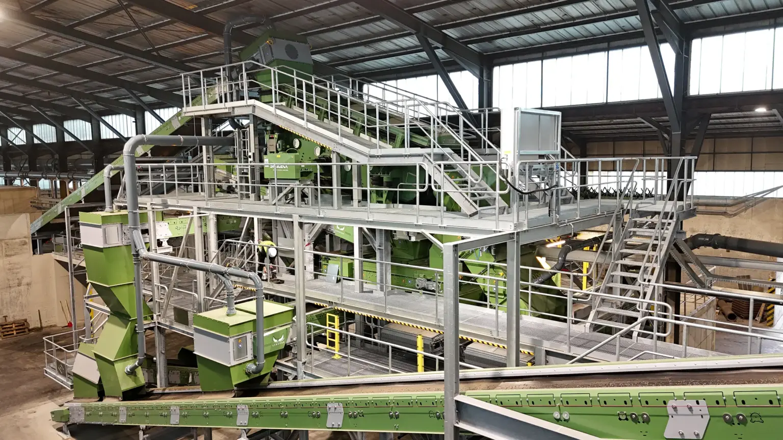 SPALECK 3D COMBI en una moderna planta de reciclaje para el tratamiento de metales