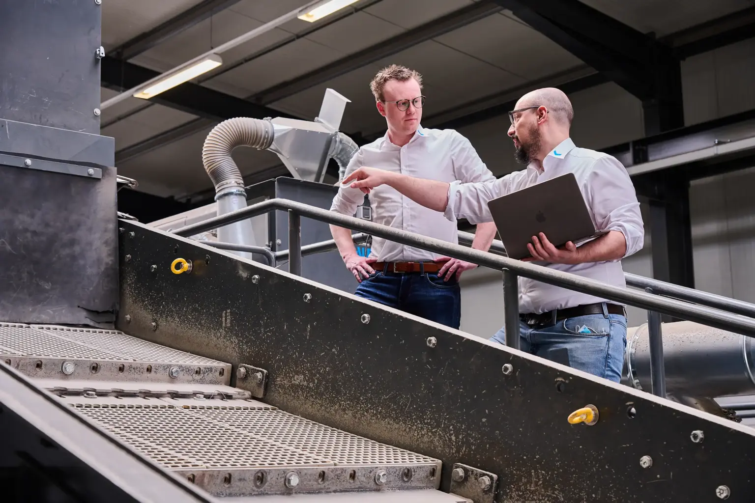 Los ingenieros de SPALECK en el SPALECK TestCenter: el centro de innovación para la industria del reciclaje y de procesos