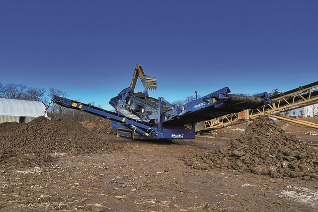 205T Mobile Screener von Spaleck für die Recyclingindustrie