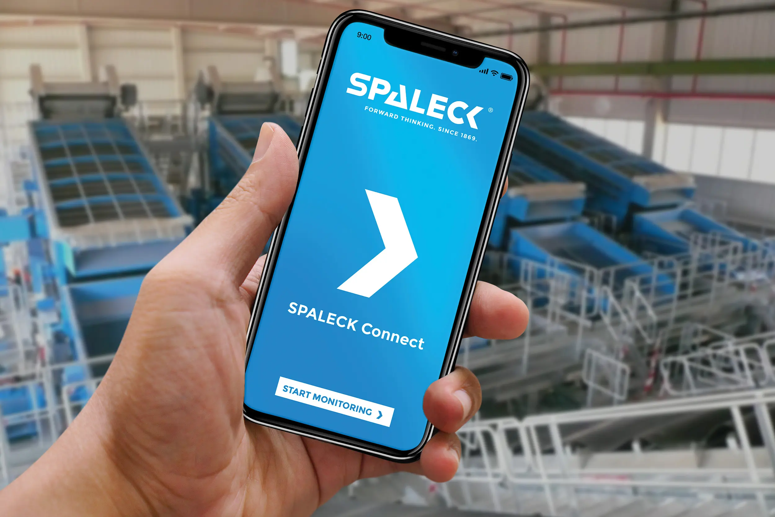Tecnología SPALECK CONNECT para facilitar la supervisión de máquinas oscilantes, como, por ejemplo, las cribadoras o el ActiveFEED. El sistema de mantenimiento predictivo puede integrarse fácilmente en el sistema de control existente de la planta de reciclaje.